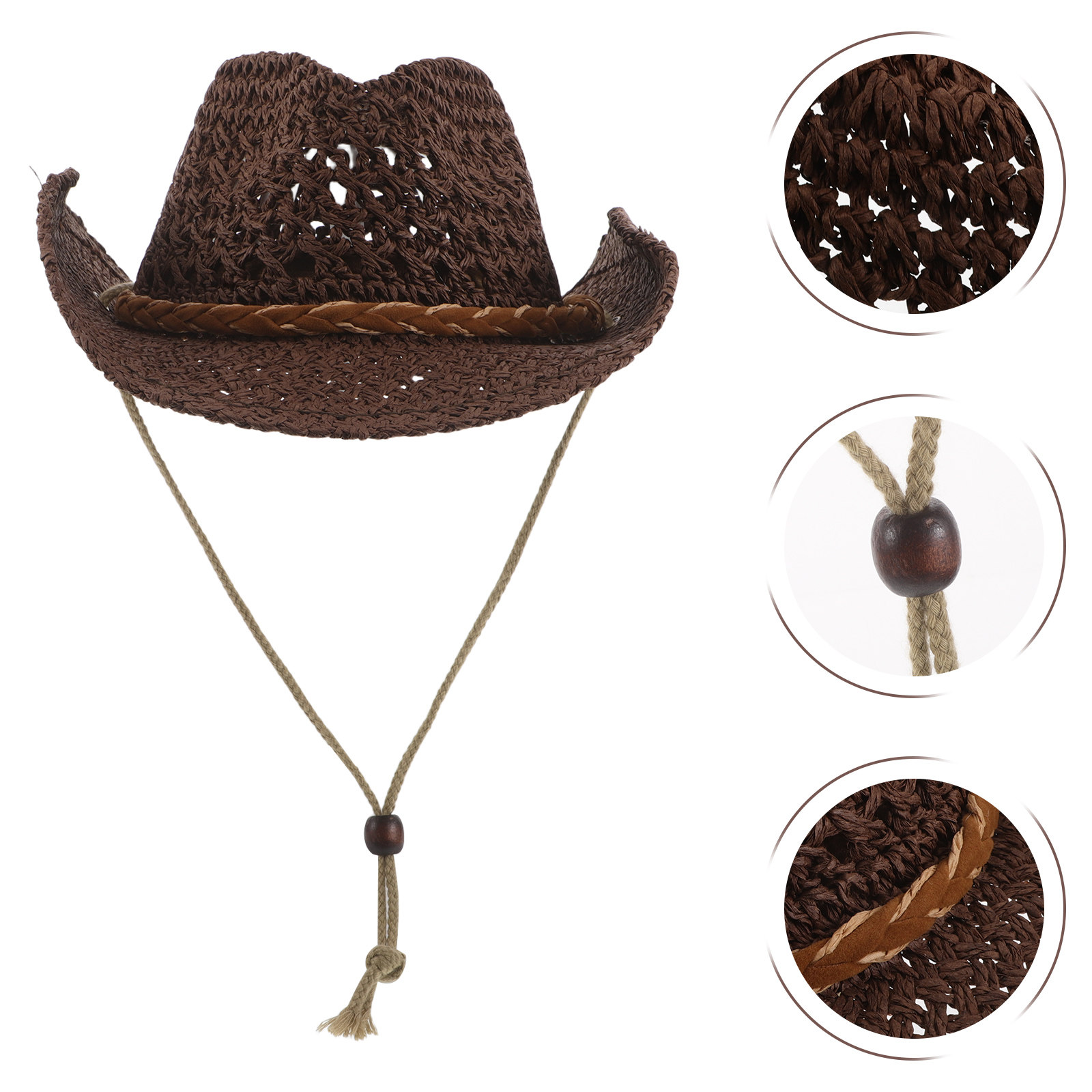Cowboy Hat Straw - Chapéu de Cowboy de Palha para