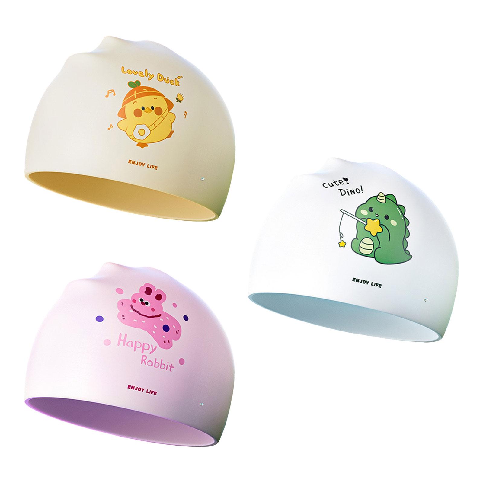 Swim Hat Silicone - Crianças chapéu de natação para meninos