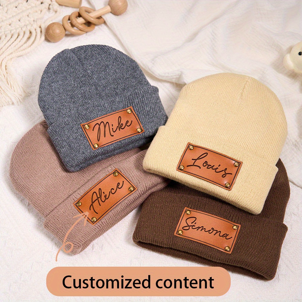 Beanie Cuffed Knit - Gorro de inverno de malha com