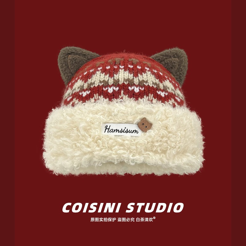 Gorro de inverno para mulher,  - Beanie Cuffed Knit avaliação e preço