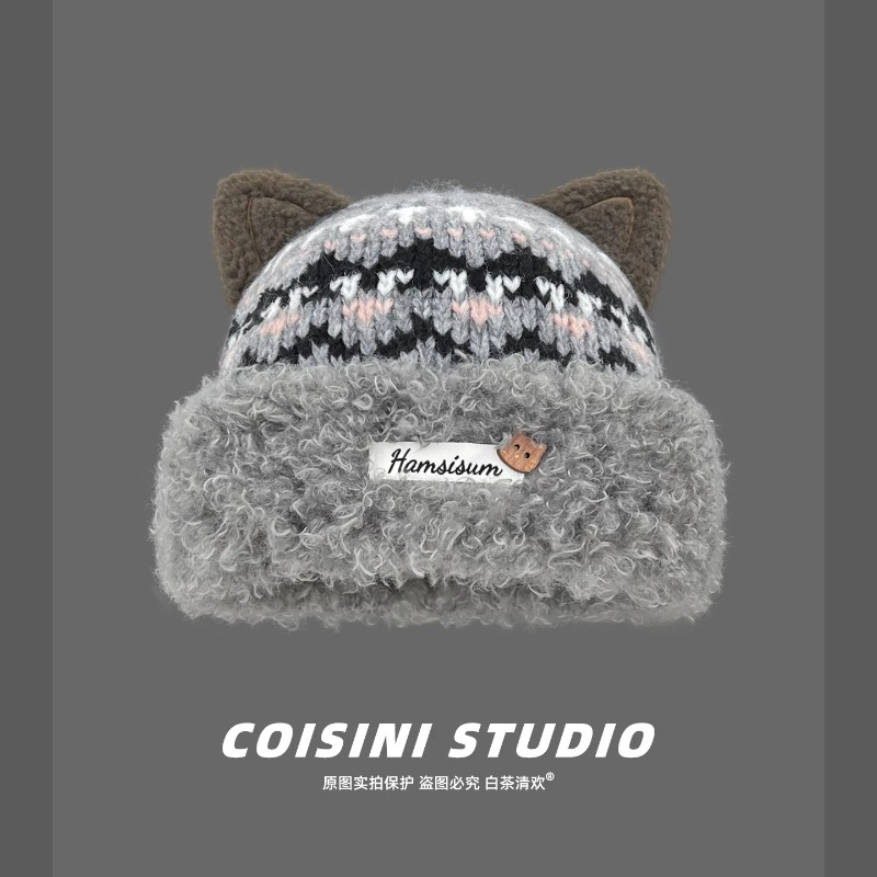 Gorro de inverno para mulher,  - Beanie Cuffed Knit avaliação e preço