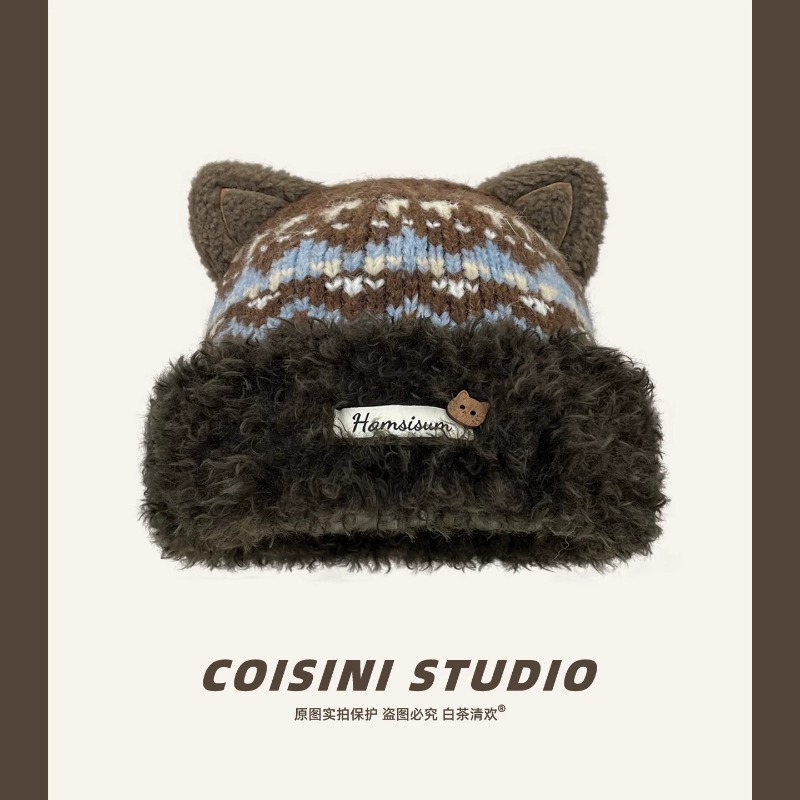 Gorro de inverno para mulher,  - Beanie Cuffed Knit avaliação e preço