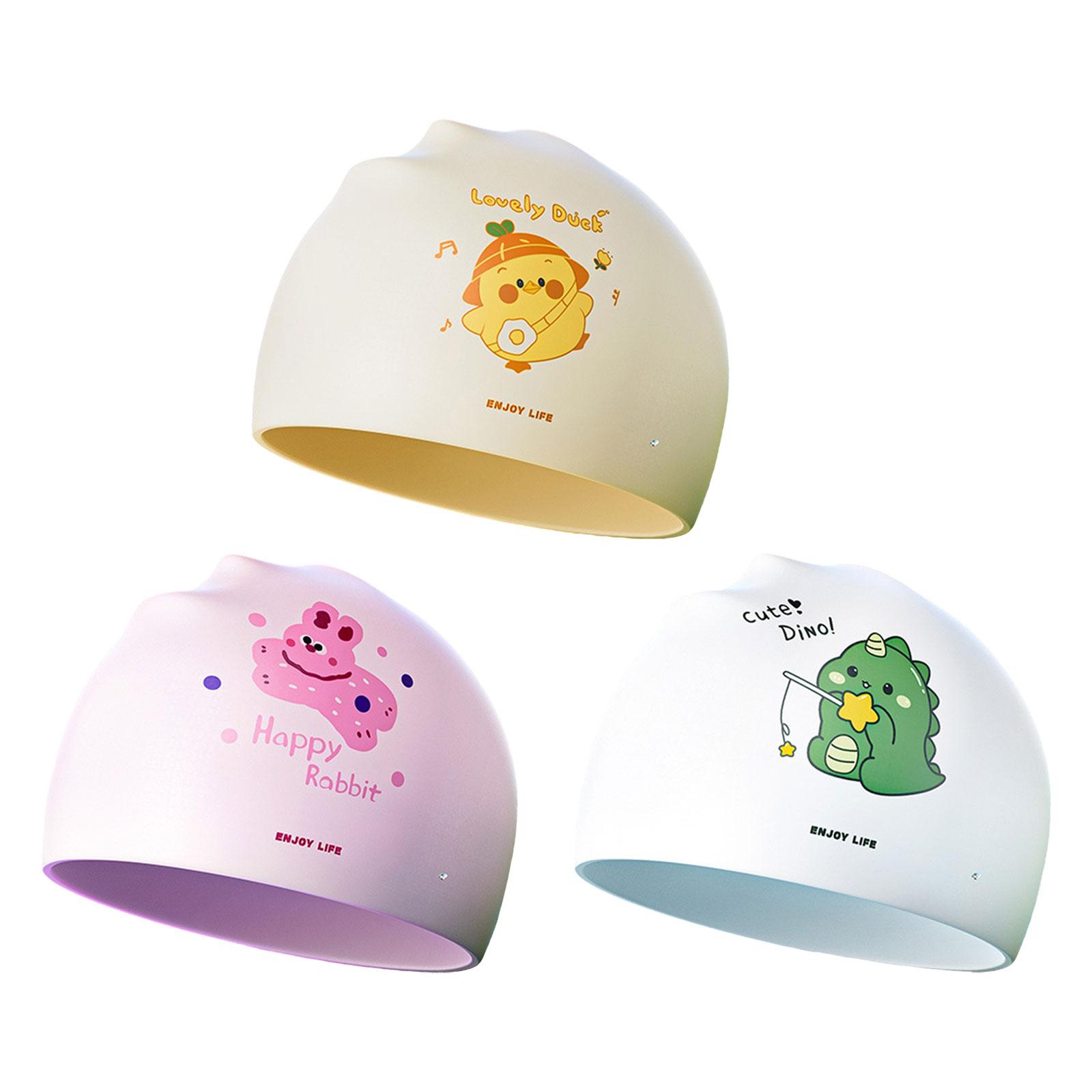 Crianças chapéu de natação par - Swim Hat Silicone avaliação e preço
