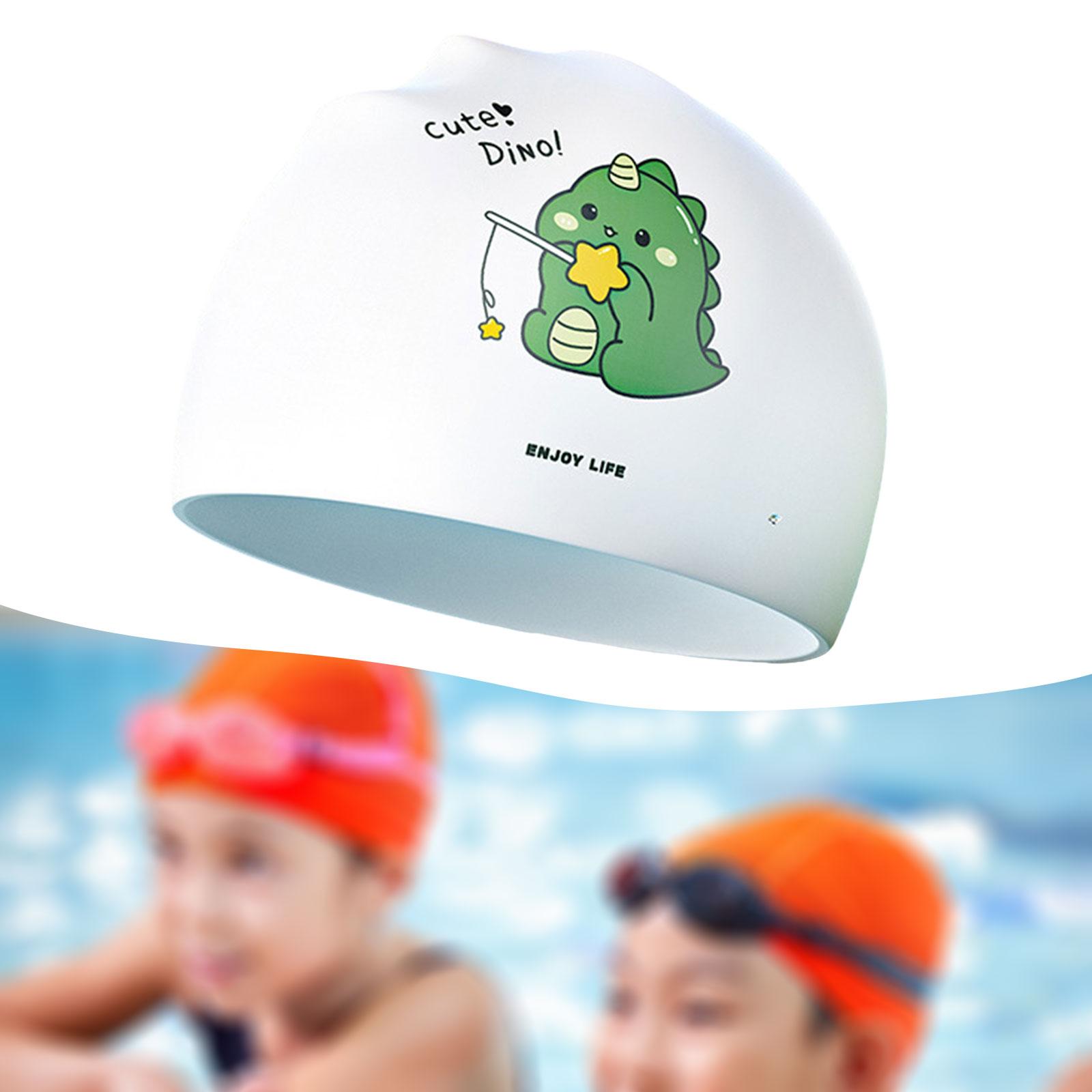 Crianças chapéu de natação par - Swim Hat Silicone avaliação e preço