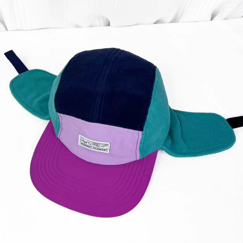 Coreano inverno polar velo cor - Corduroy Cap 5 Panel avaliação e preço