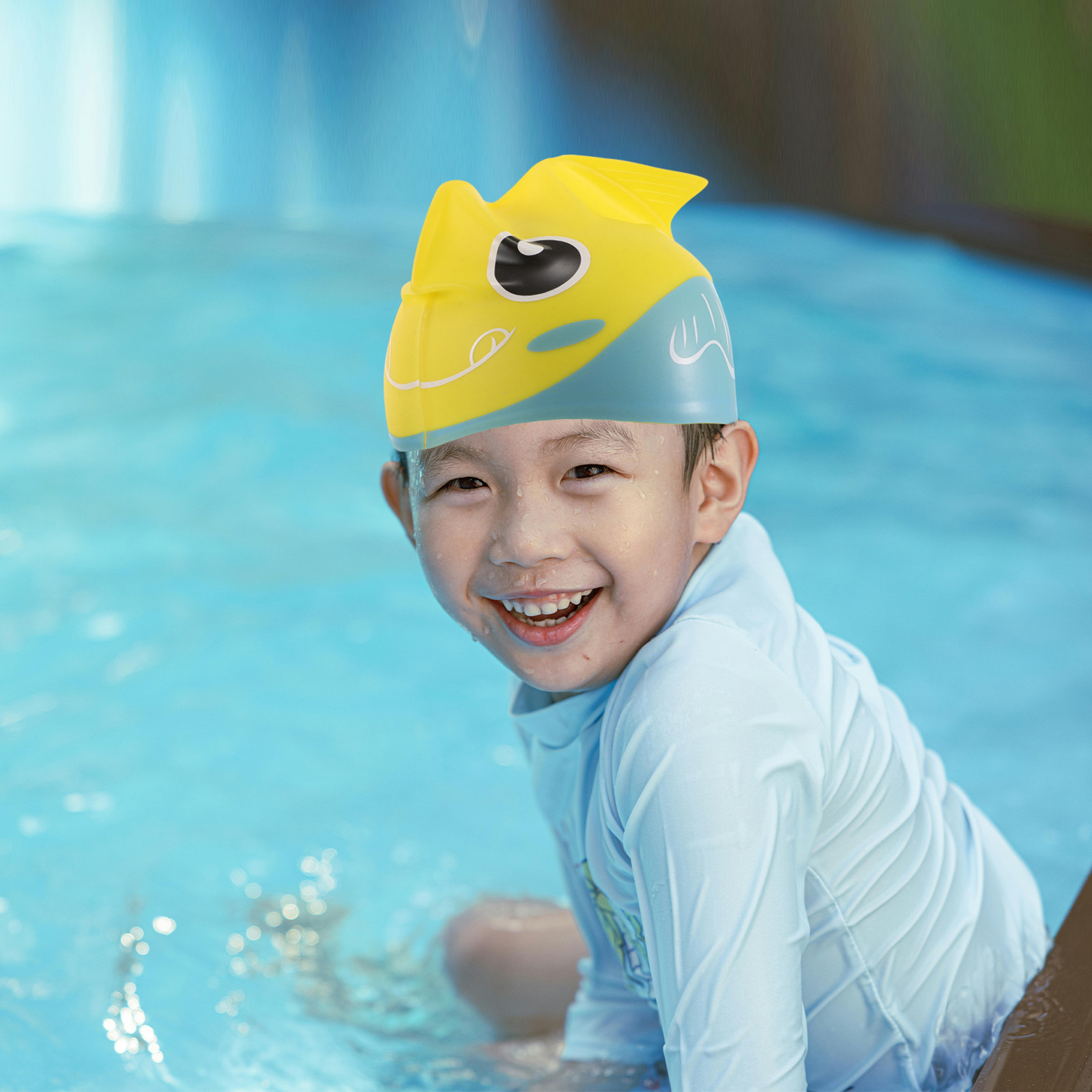 Touca de natação de silicone c - Swim Hat Silicone avaliação e preço