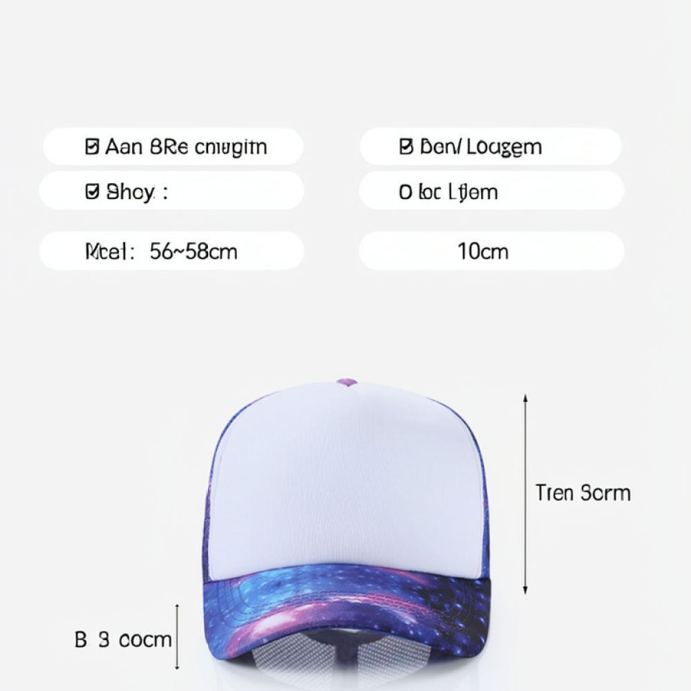 Boné de malha respirável uniss - Trucker Cap Mesh avaliação e preço